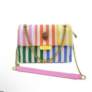 NWT Kurt Geiger cross body canvas bag